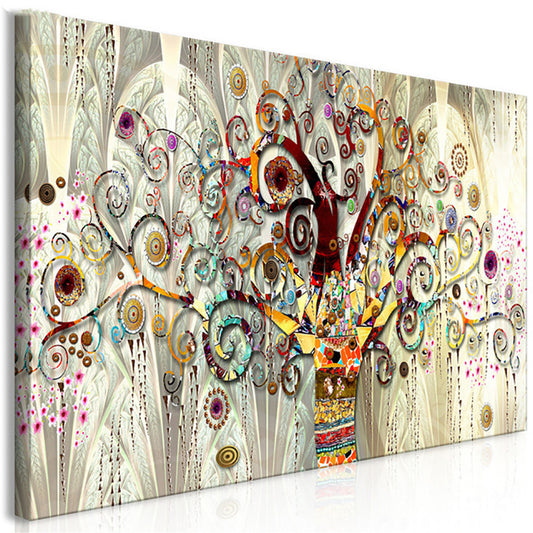 Tree Of Life Spray Painting Klimt Works Frameless Canvas Painting Living Room Decoration Painting