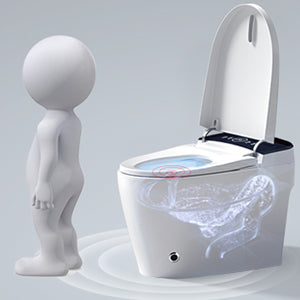 Smart Toilet with Heating Automatic Opening /Closing