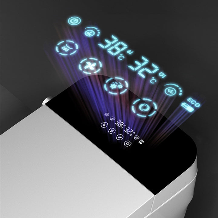 Smart Toilet with Heating Automatic Opening /Closing