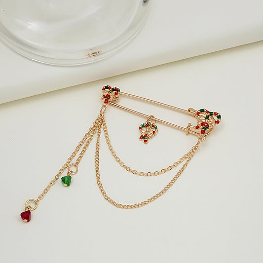 Brooch Fashion Clothing Accessories Chain Bell