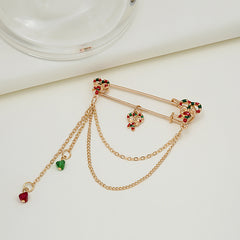 Brooch Fashion Clothing Accessories Chain Bell