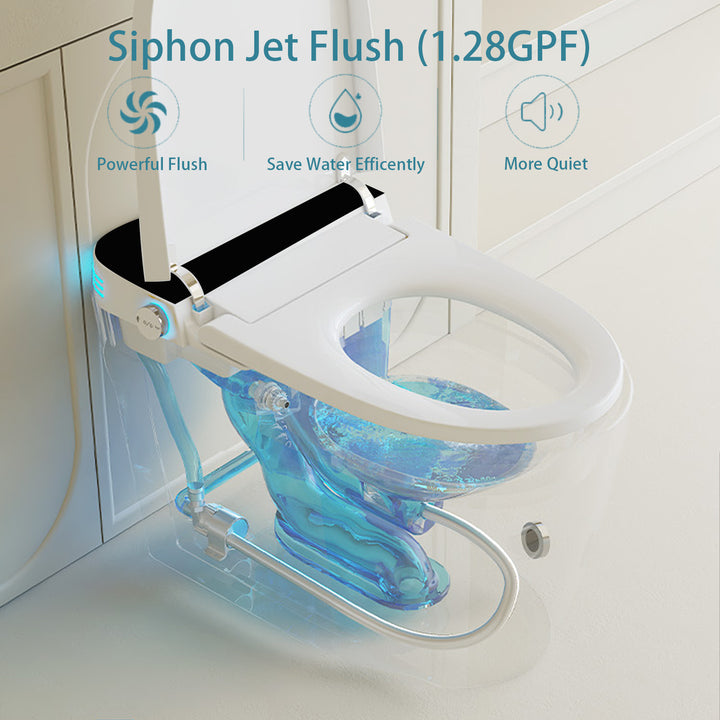 Smart Toilet with Heating Automatic Opening /Closing
