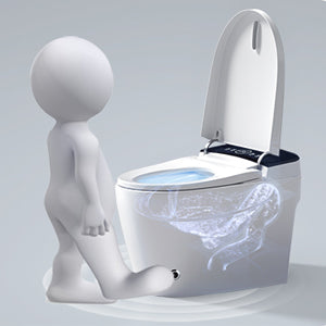 Smart Toilet with Heating Automatic Opening /Closing