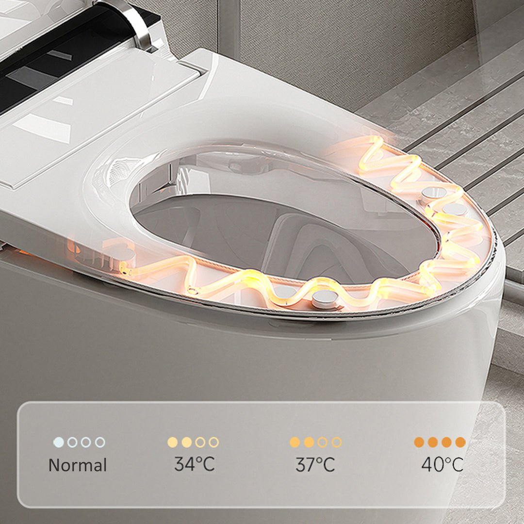 Smart Toilet with Heating Automatic Opening /Closing