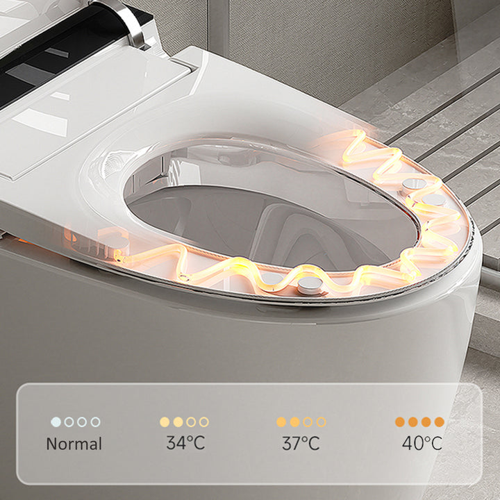 Smart Toilet with Heating Automatic Opening /Closing
