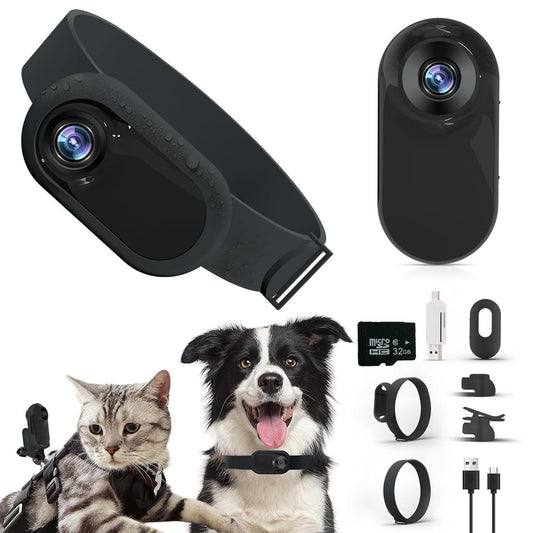 Pet Collar Clip HD Outdoor Camera - pet fun activity Recorder