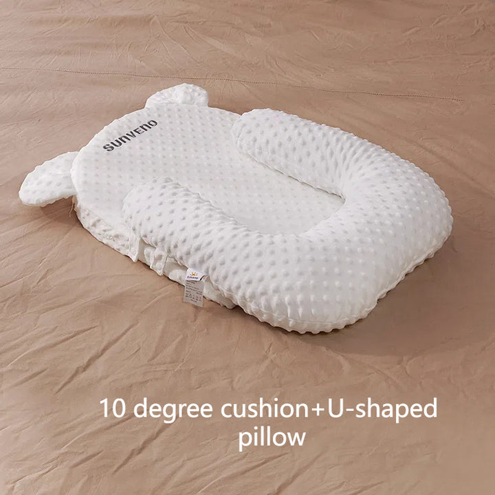 Baby anti-choking pillow -anti spitting slope pad
