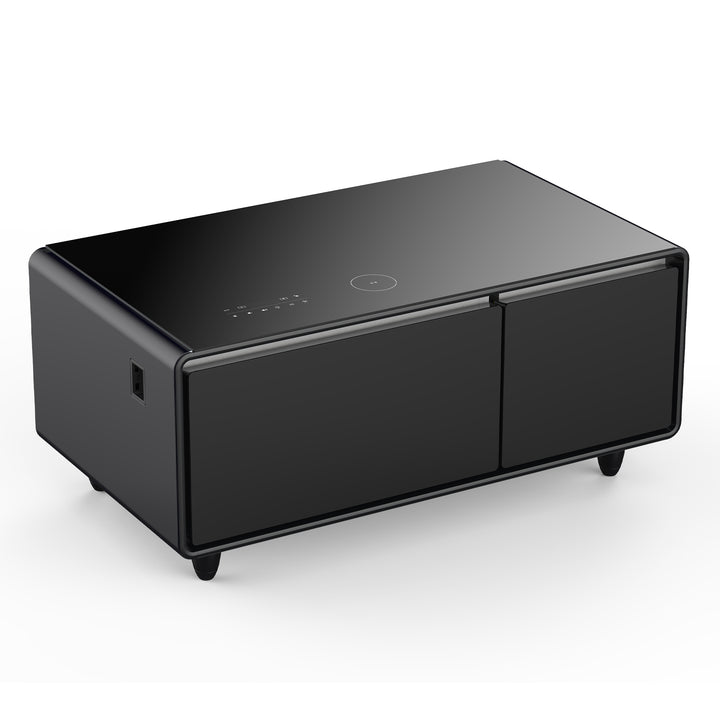 Smart Coffee Table -Built-in Fridge,Speaker, Wireless Charging