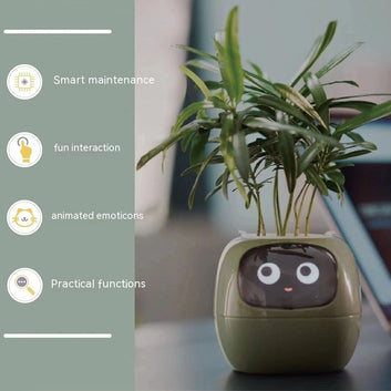 7 Smart Sensors And AI Chips Plants Pot with Fun display