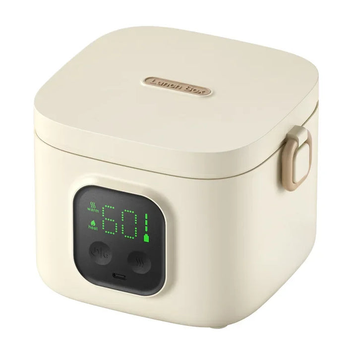 Wireless Heating Lunch Box *LCD Display Rechargeable Lunch Box
