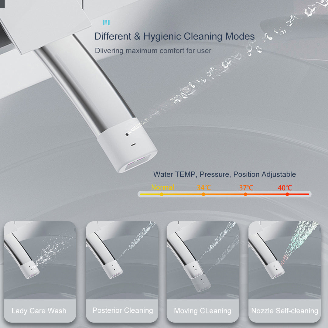 Smart Toilet with Heating Automatic Opening /Closing