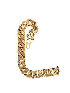 22k Solid Gold Cuban Link Bracelet