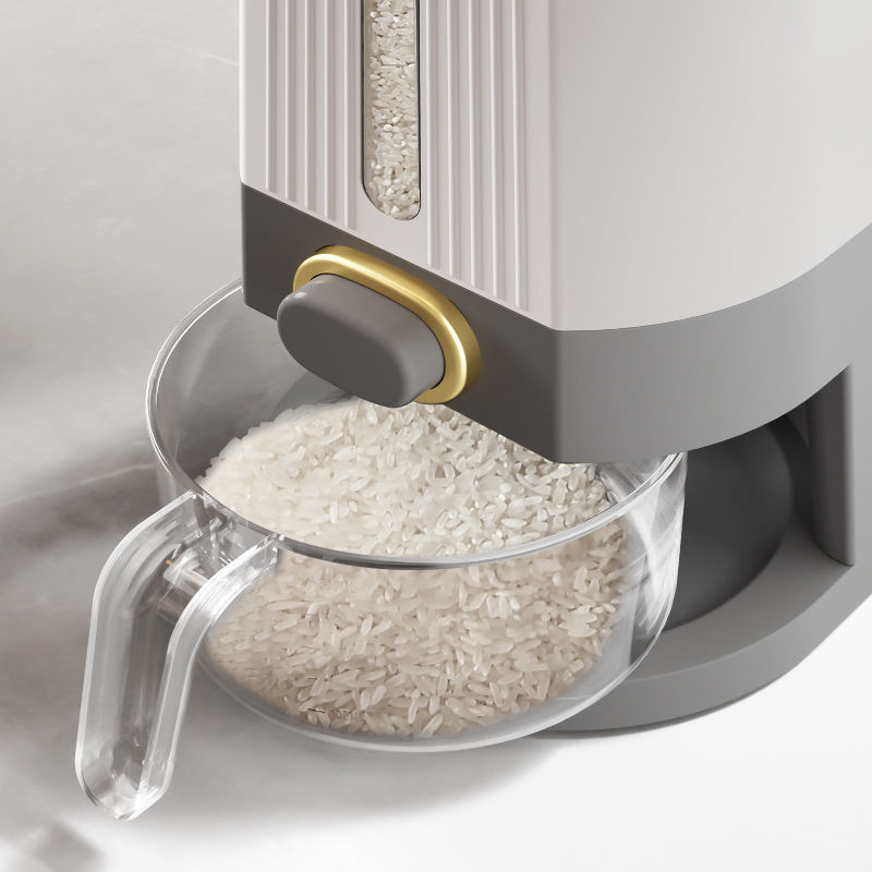 Rice storage with large cup —Household Rice Bucket