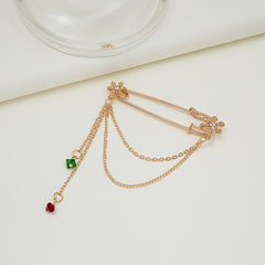 Brooch Fashion Clothing Accessories Chain Bell