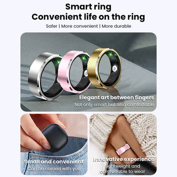 Smart Ring-tracks Heart Rate, Blood Oxygen,Sleep & Fitness