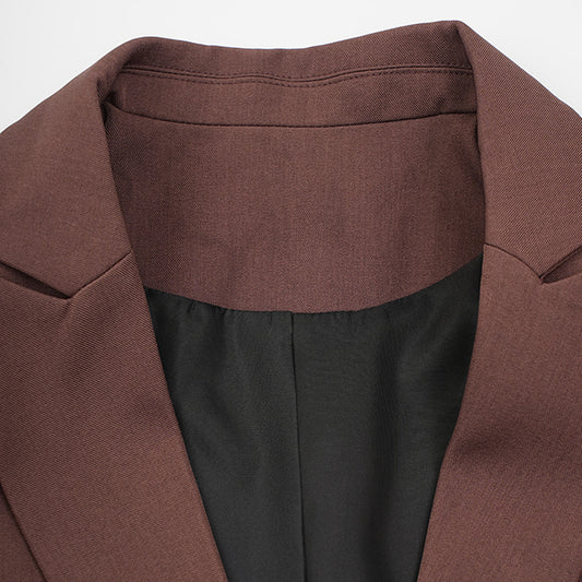 women's lace up waist cinched long jacket coat