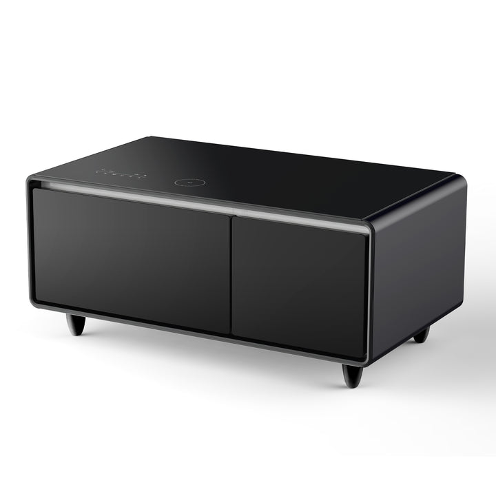 Smart Coffee Table -Built-in Fridge,Speaker, Wireless Charging