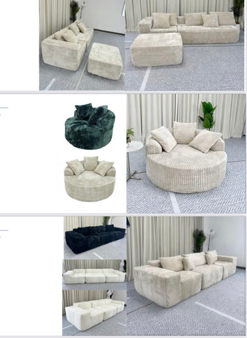 Boneless compressed Sofa