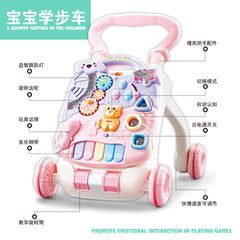 Baby Walker anti-flip anti-o-leg early education multi-functional toys baby walking mother and child gifts