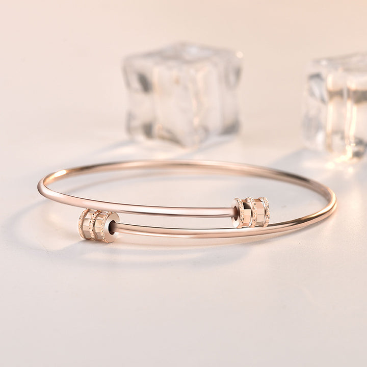 Tiny Waist Tube 925 Silver Open Bangle