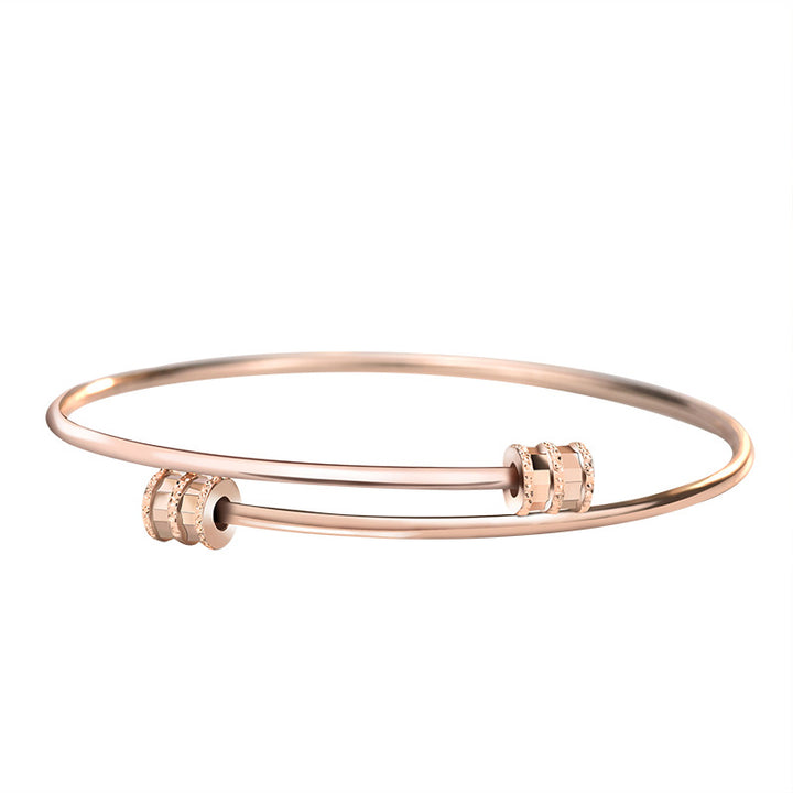 Tiny Waist Tube 925 Silver Open Bangle