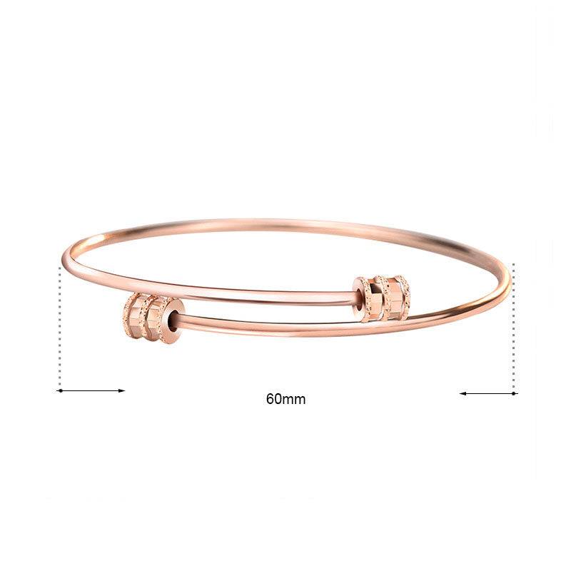 Tiny Waist Tube 925 Silver Open Bangle